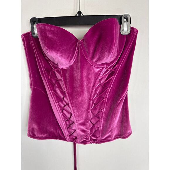 Savage Fenty Velvet Vixen Corset In Purple Heat Large NWT - Picture 3 of 9